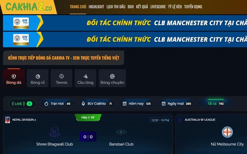 Xem Ngoại hạng Anh ở đâu? Nền tảng xem bóng đá trực tuyến Cakhia TV